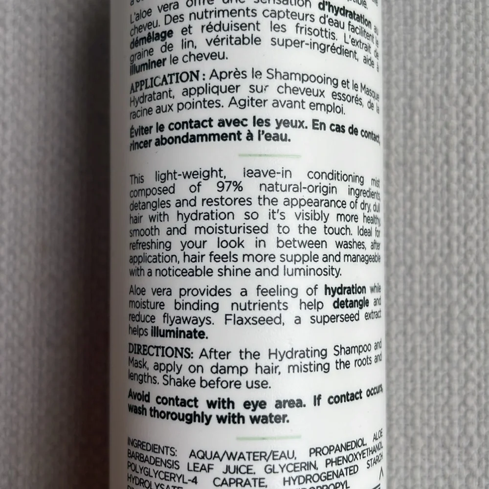 Christophe Robin Hydrating Leave-In Mist with Aloe Vera